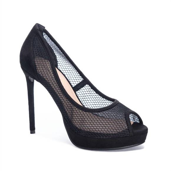 NEW CHINESE LAUNDRY hallsy platform pump in black - Picture 1 of 4